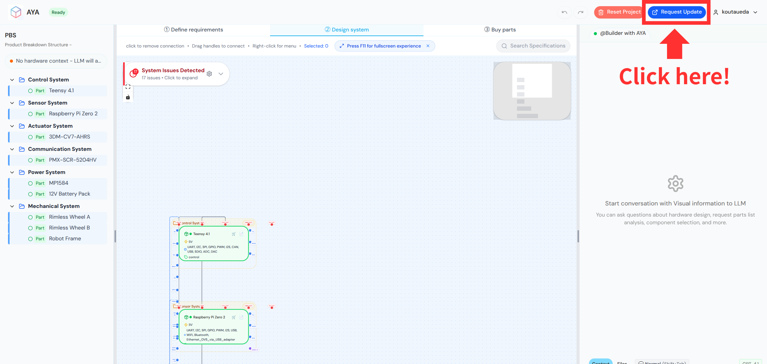 How to feedback screenshot